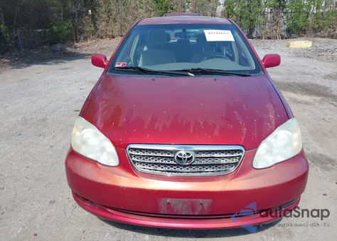 2007 Toyota Corolla Le из США, поврежденный, VIN 2T1BR32E67C744422